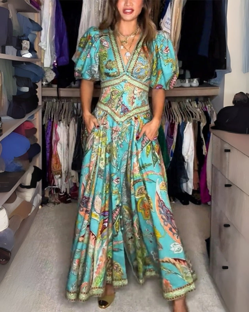 OMERA - AIRY MAXI DRESS