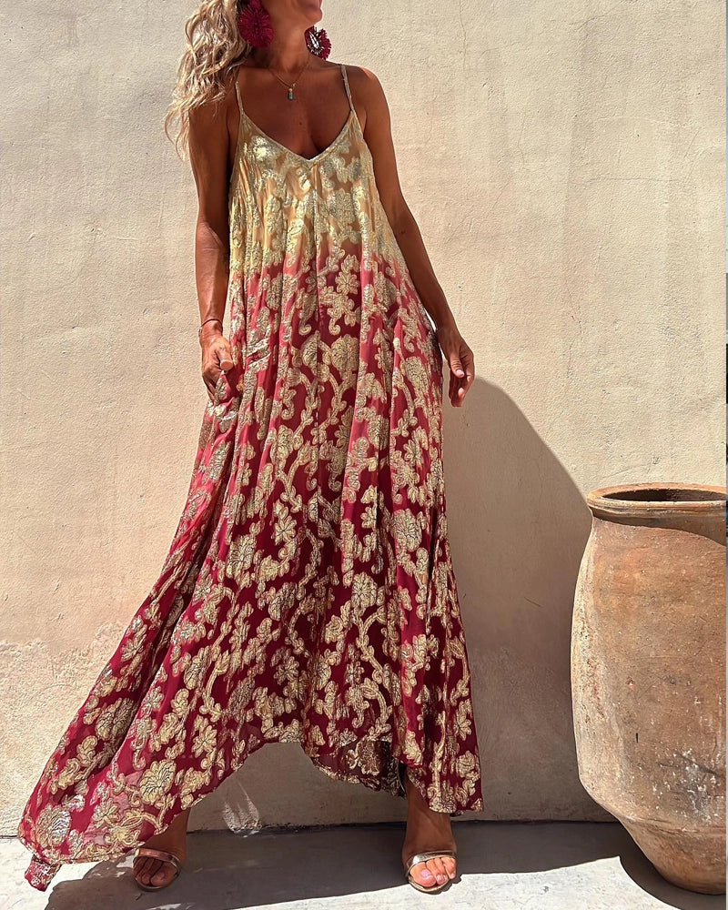 EREDES - BOHO PRINTED DRESS