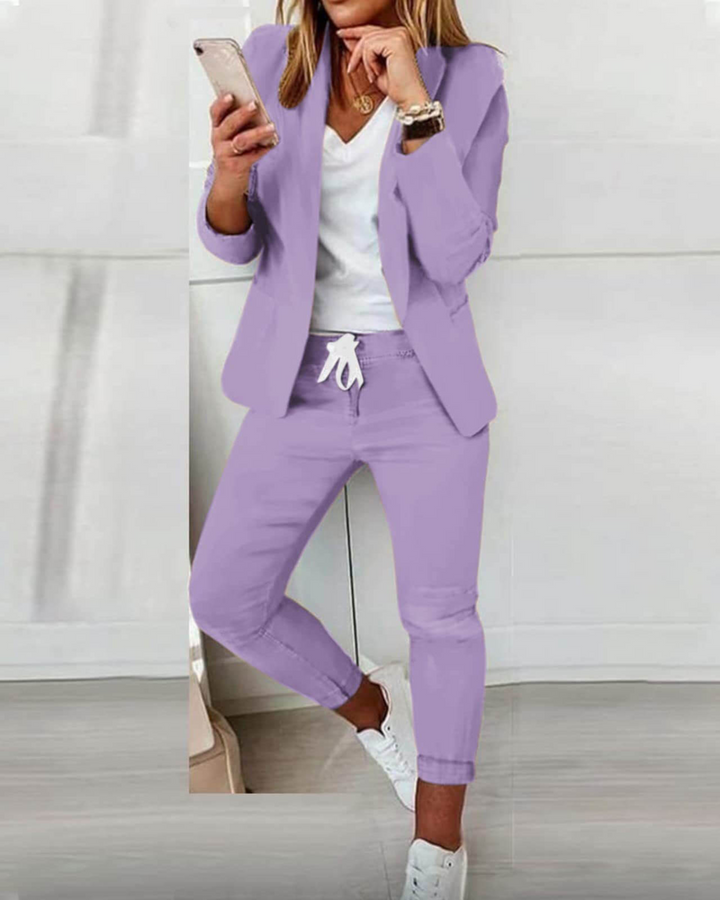 ADELE - STYLISH BLAZER AND PANTS SET