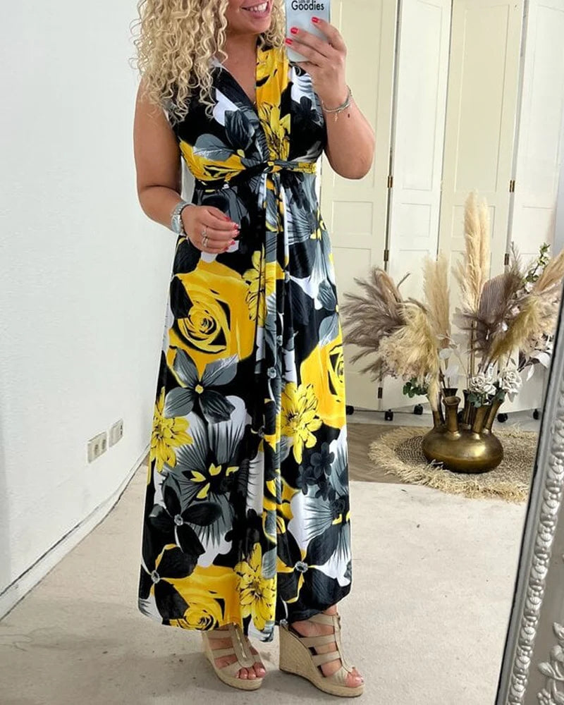 SASHA - ELEGANT FLORAL DRESS