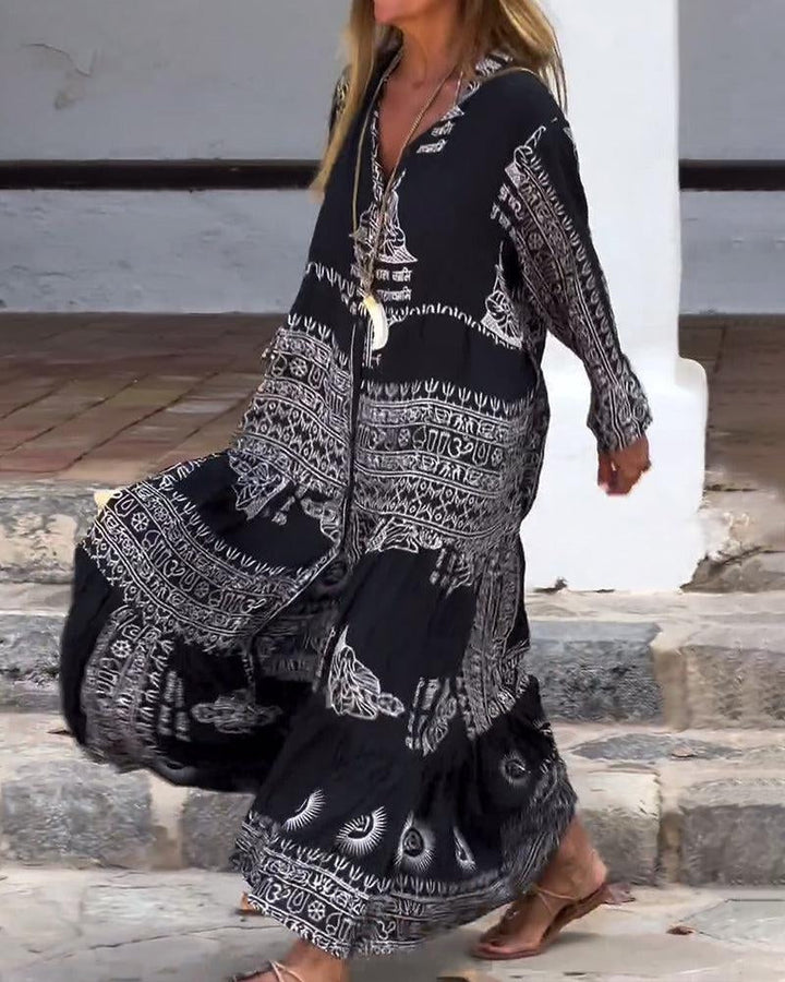 MAUREEN - Artistic Style Loose Dress