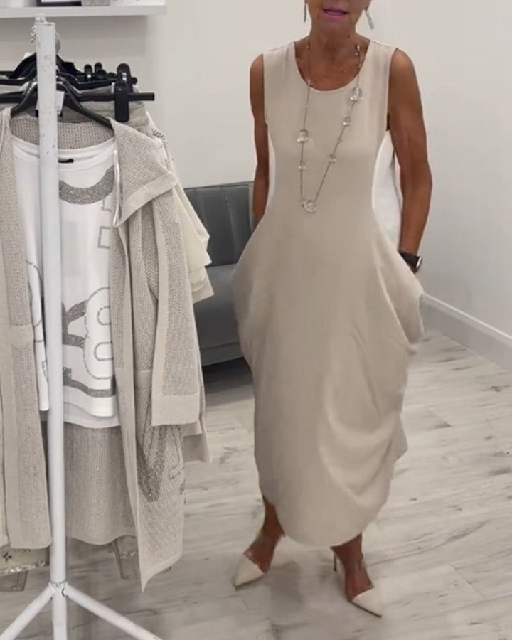 LELIE - Fashionable Sleeveless Dress