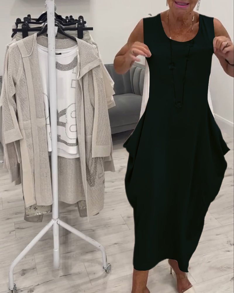 LELIE - Fashionable Sleeveless Dress