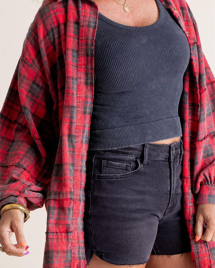 MIRABELLE - STYLISH OVERSIZED FLANNEL