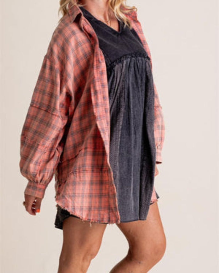 MIRABELLE - STYLISH OVERSIZED FLANNEL