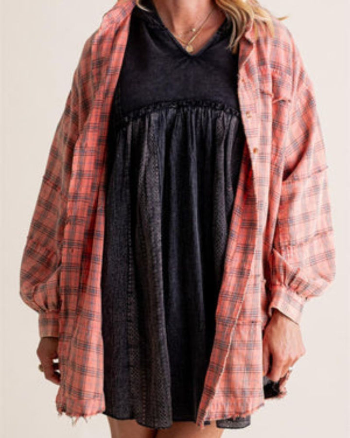 MIRABELLE - STYLISH OVERSIZED FLANNEL