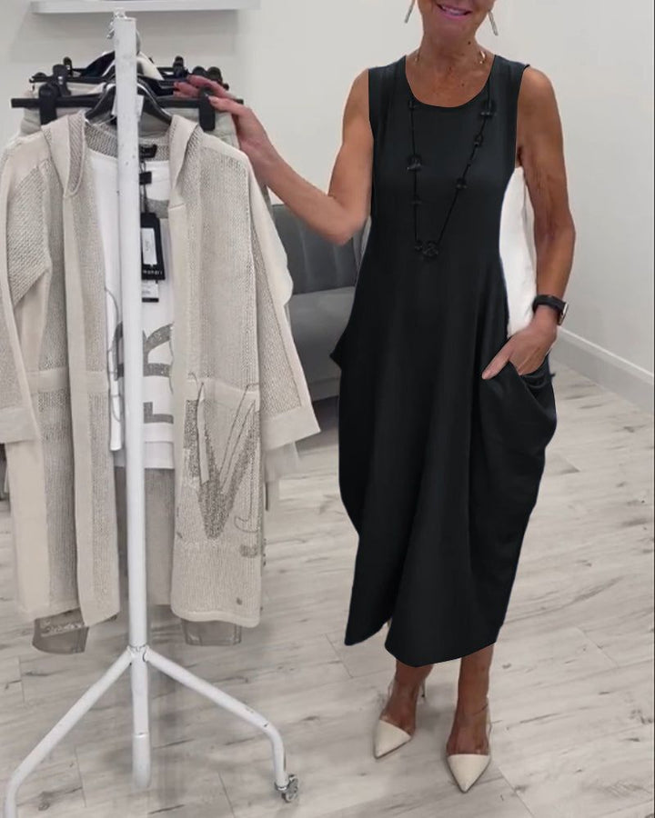 LELIE - Fashionable Sleeveless Dress
