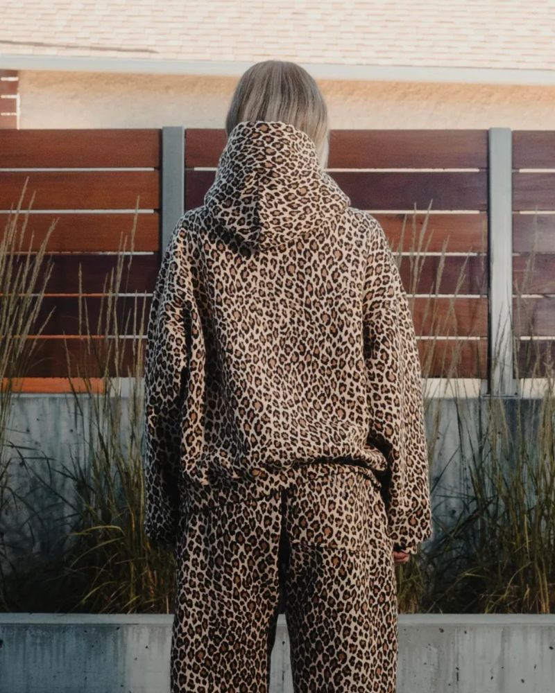 GELIA - LEOPARD HOODIE