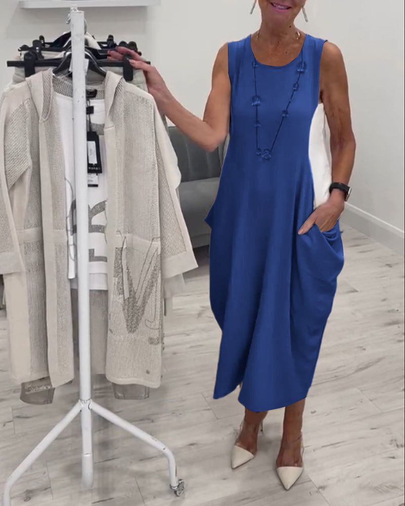 LELIE - Fashionable Sleeveless Dress