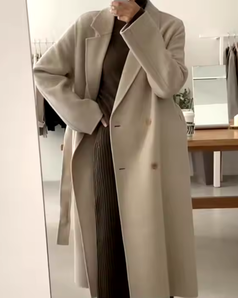 ASHLYN - Casual double-breasted coat