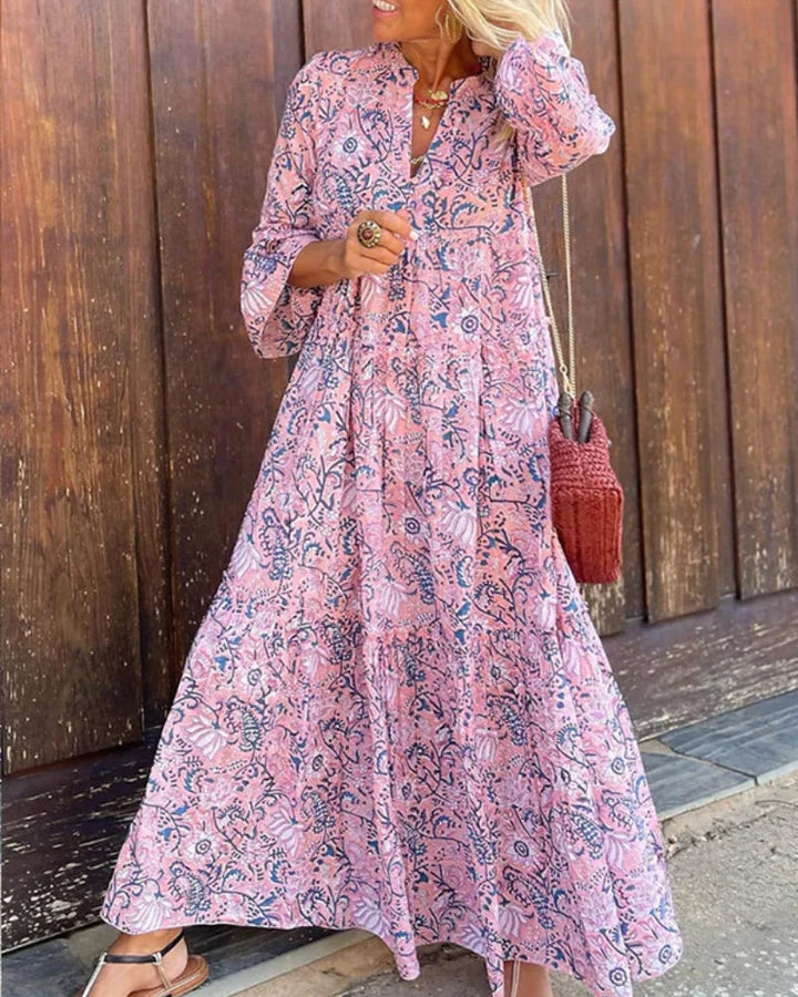 ALMERIA - BOHO PRINTED DRESS