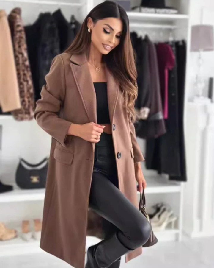 AURIA - Elegant long coat for women