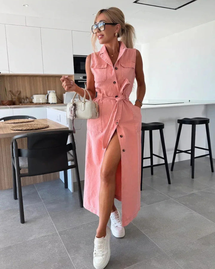 ISARELE - STYLISH DENIM DRESS
