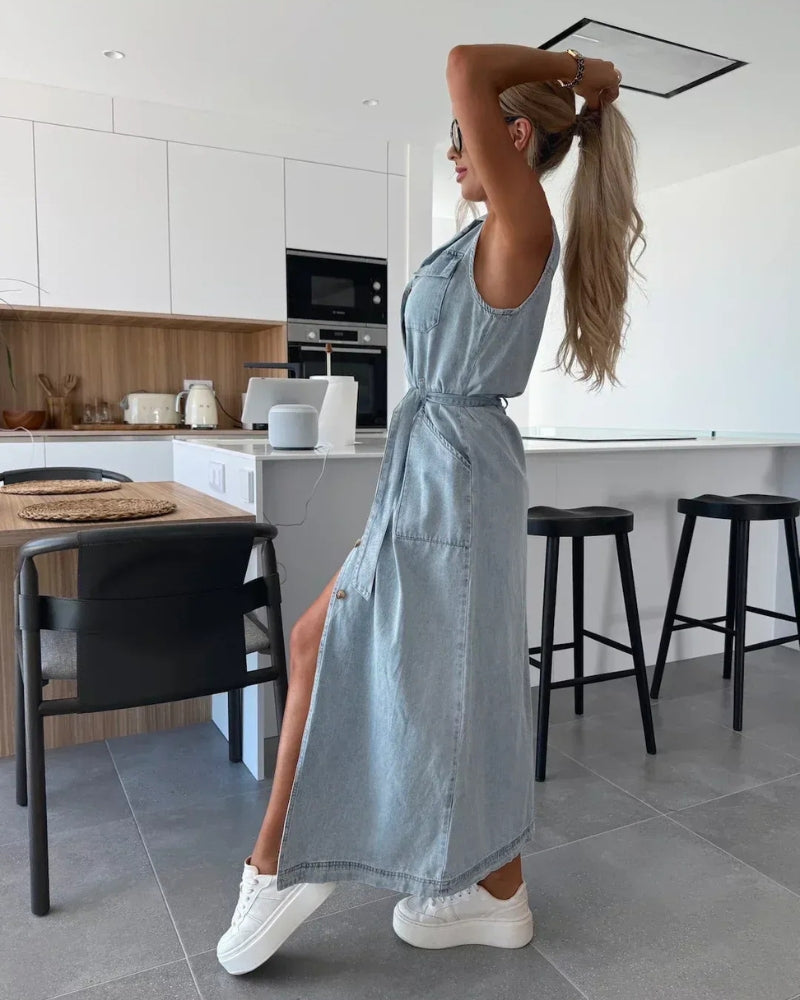 ISARELE - STYLISH DENIM DRESS