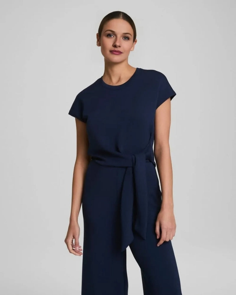 JULINA - High-Waisted Wide-Leg Jumpsuit