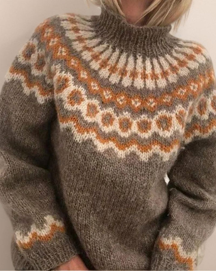 INGE - High Neck Chunky and cosy sweater