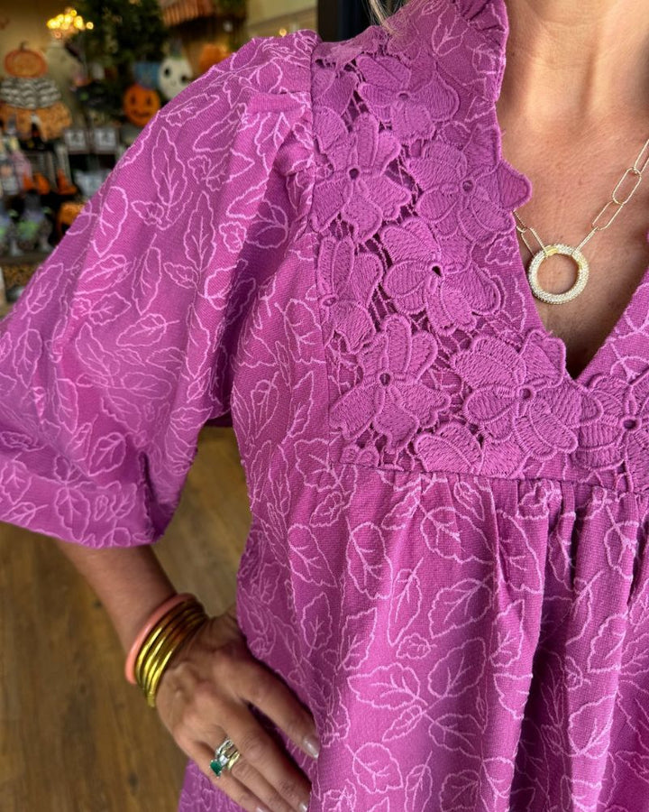 ALDORIAN - Jacquard Mini Dress