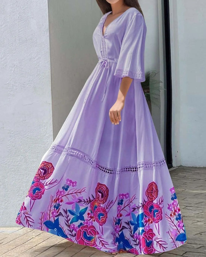 RENDA - STYLISH FLORAL DRESS