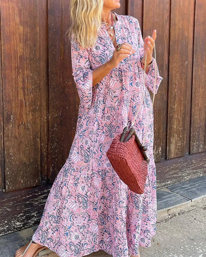 ALMERIA - BOHO PRINTED DRESS