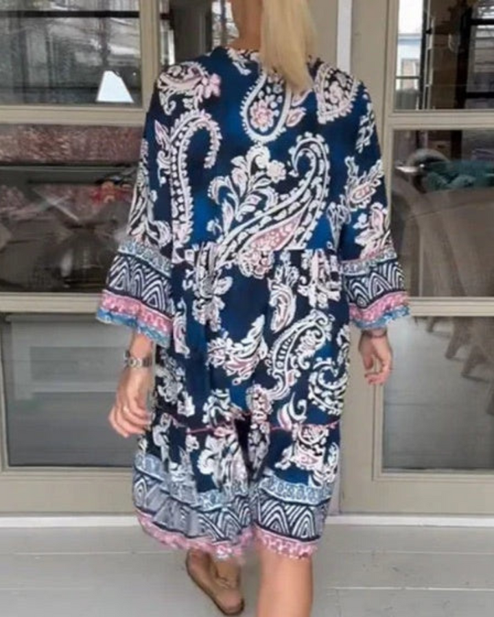 SIERADE - BOHO PRINTED DRESS