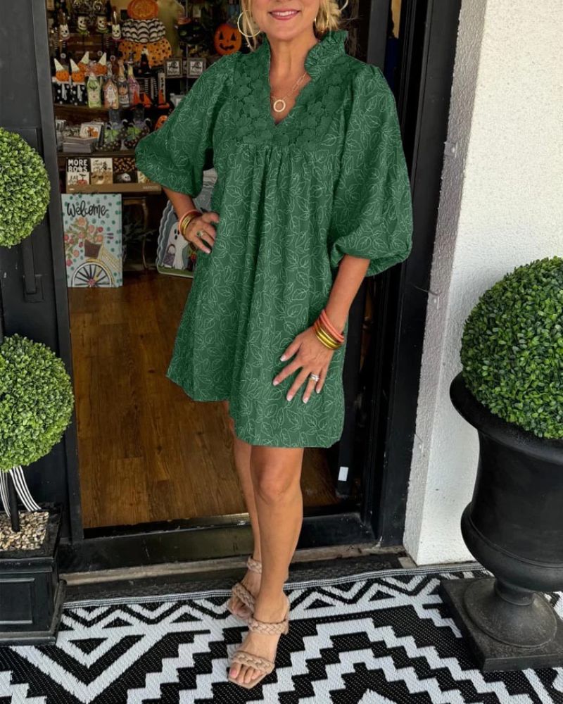 ALDORIAN - Jacquard Mini Dress