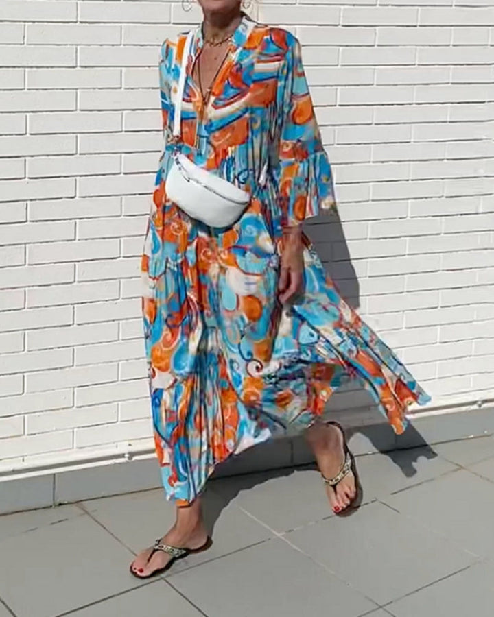 BORAINE - COLORFUL BOHO DRESS
