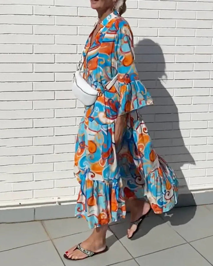 BORAINE - COLORFUL BOHO DRESS