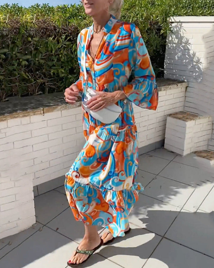 BORAINE - COLORFUL BOHO DRESS