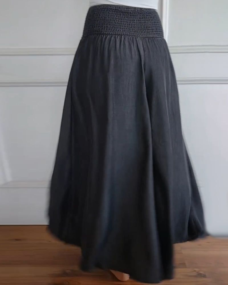 DANSA - COMFY PANTS WITH ELASTIC WAIST