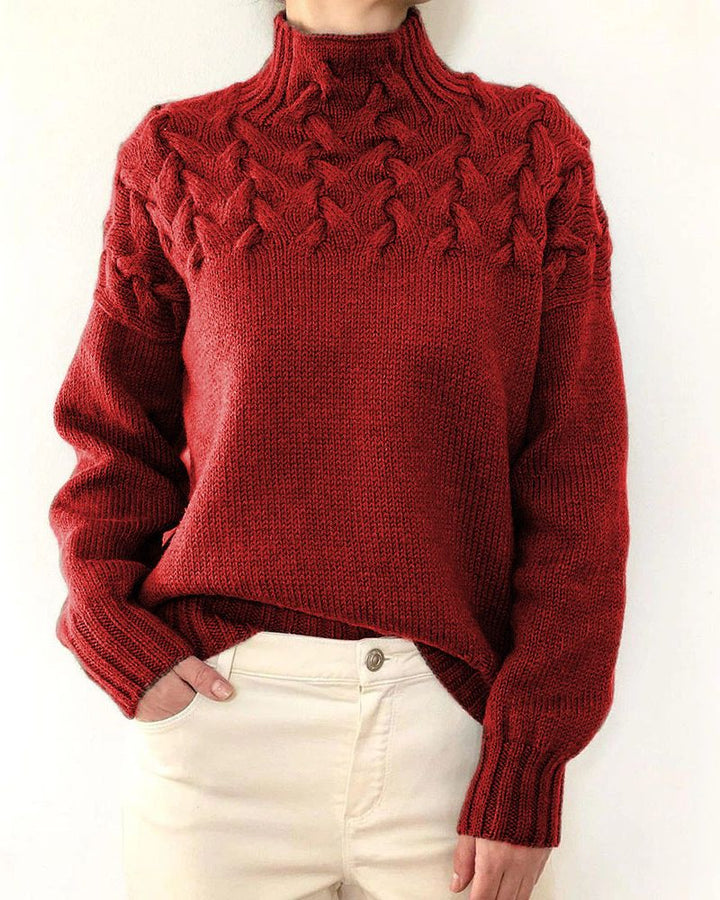 JUDIL - KNITTED TURTLENECK SWEATER