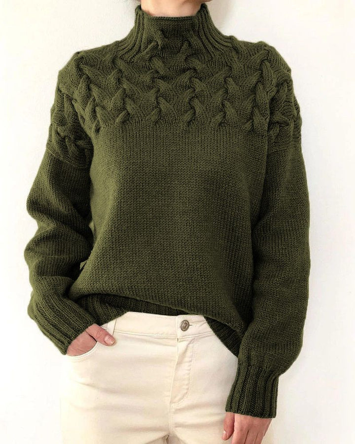 JUDIL - KNITTED TURTLENECK SWEATER