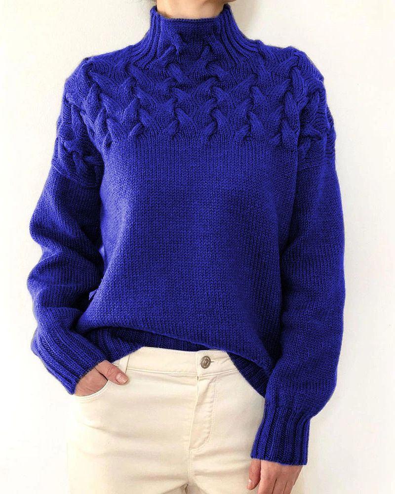 JUDIL - KNITTED TURTLENECK SWEATER