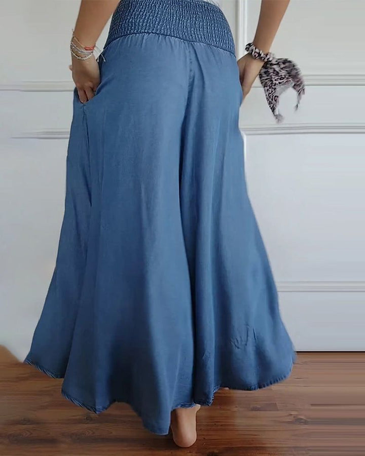 DANSA - COMFY PANTS WITH ELASTIC WAIST