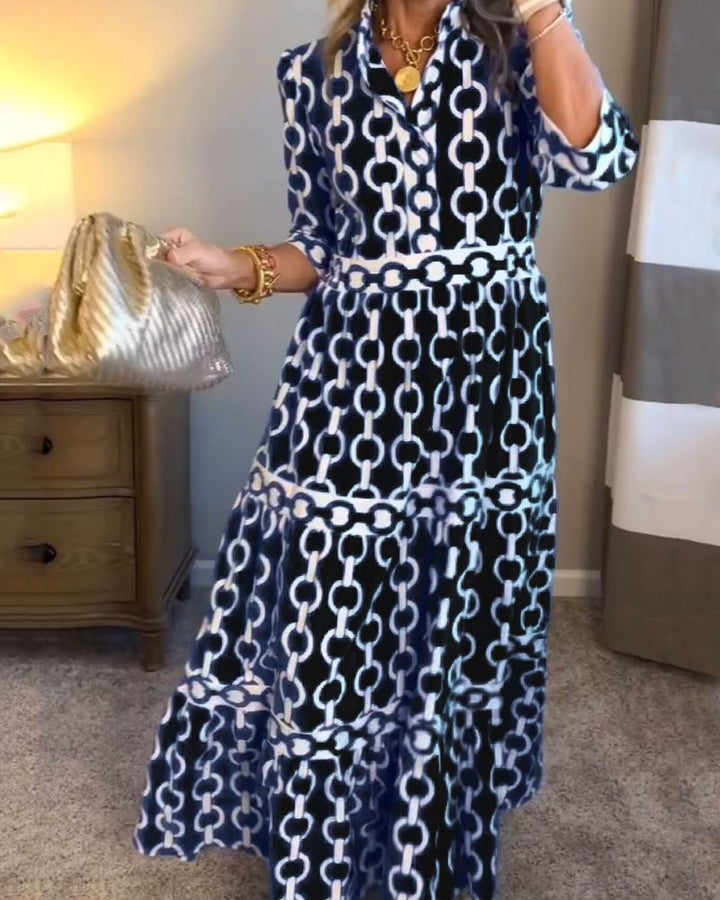 NAELIA - BOHO PRINTED DRESS
