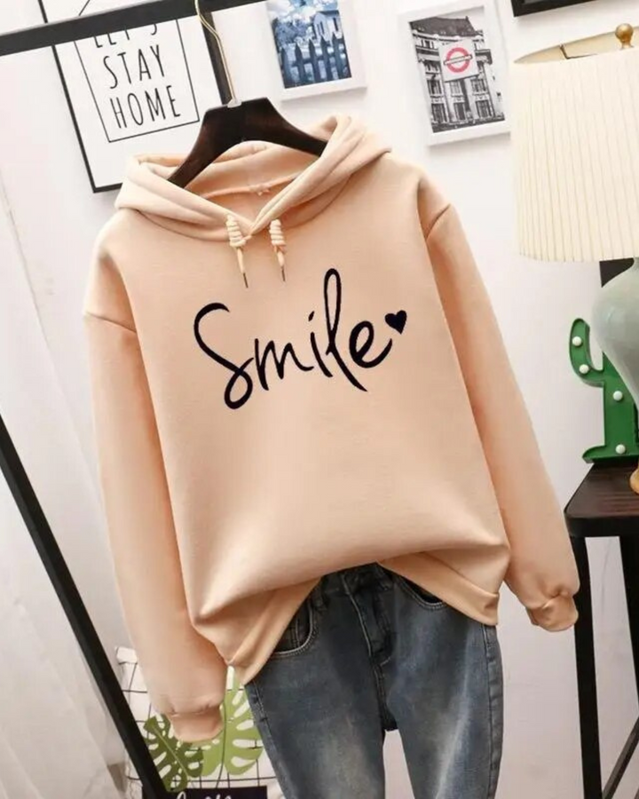 LOVE SMILE - STYLISH HOODIE