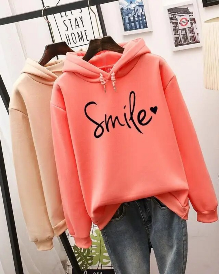 LOVE SMILE - STYLISH HOODIE