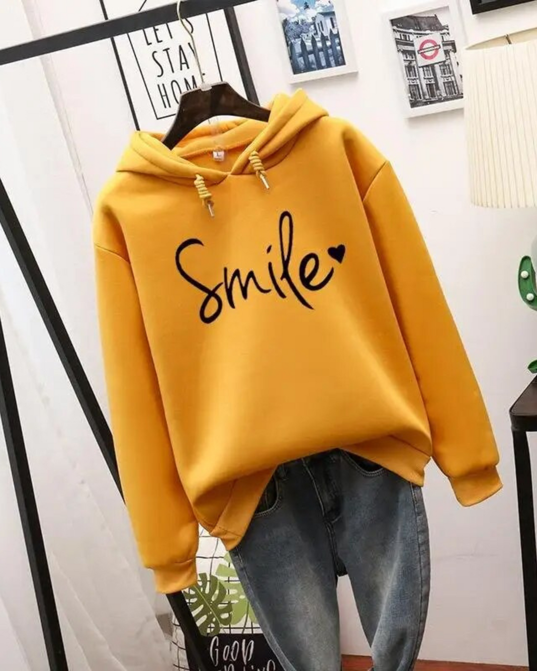 LOVE SMILE - STYLISH HOODIE