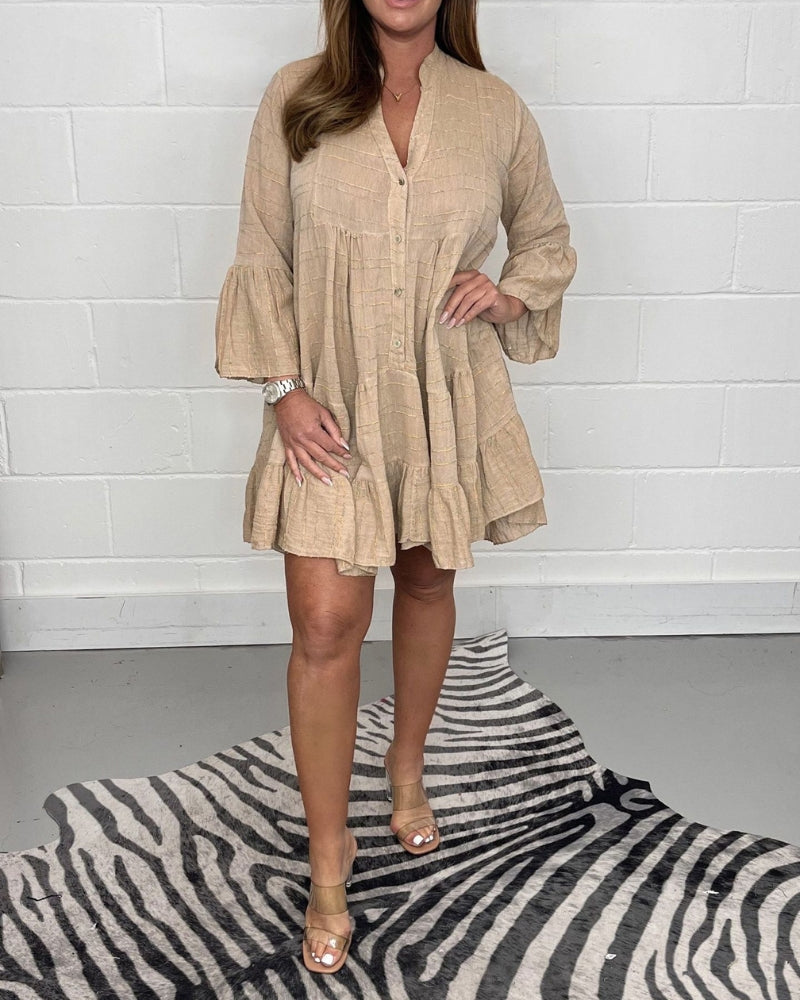 NAROMA - Casual Printed Swing Dress