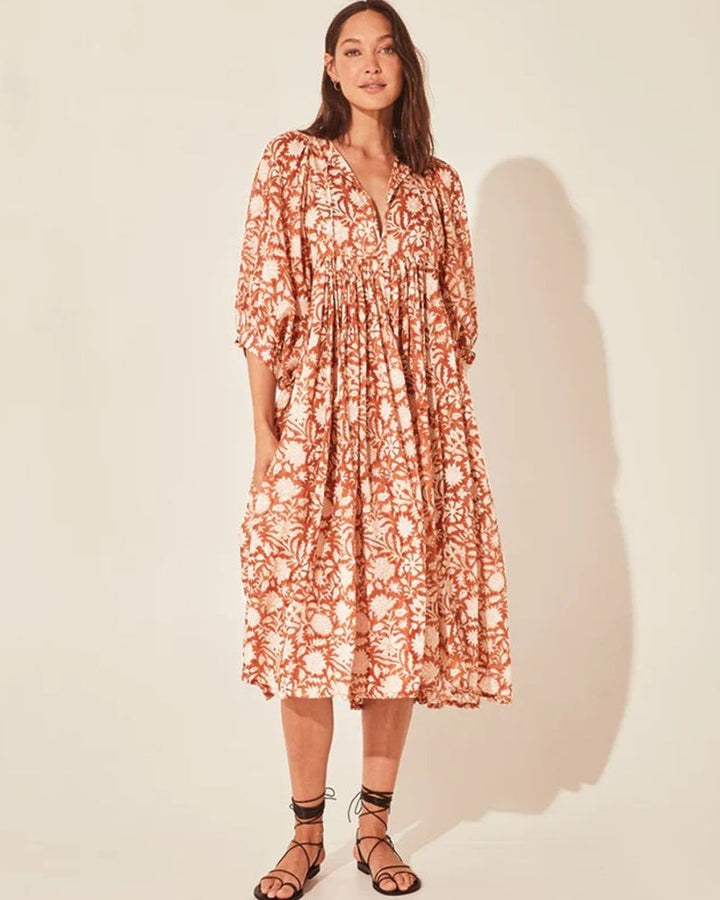 AMARE - BOHO FLORAL DRESS