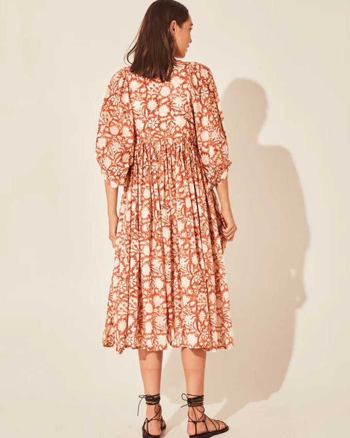 AMARE - BOHO FLORAL DRESS