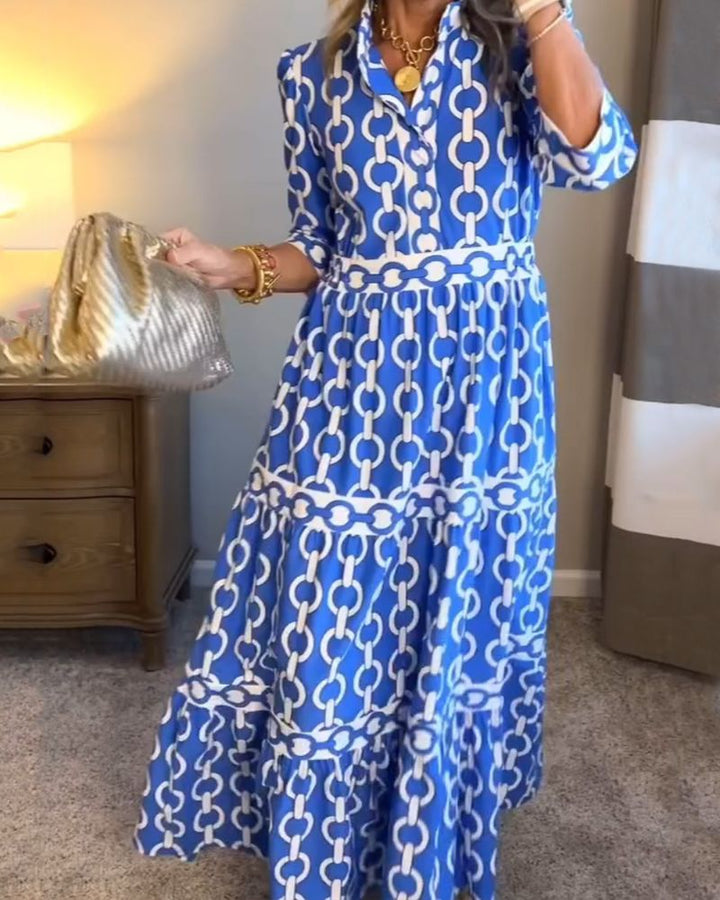 NAELIA - BOHO PRINTED DRESS