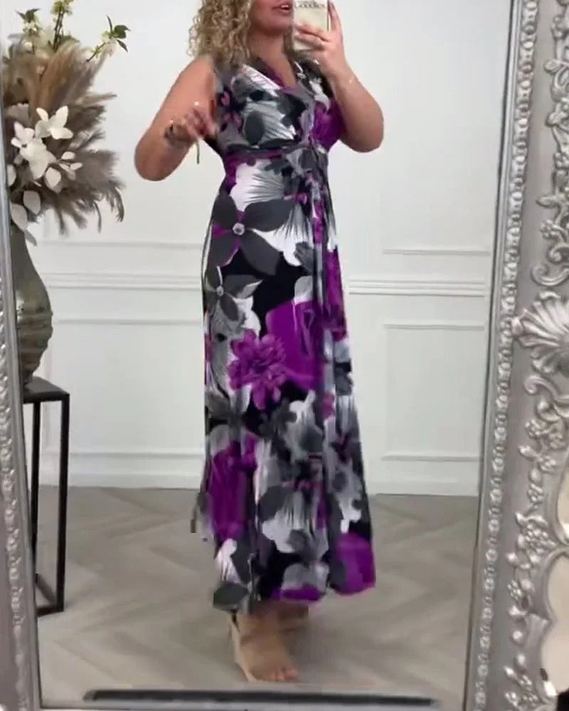 SASHA - ELEGANT FLORAL DRESS