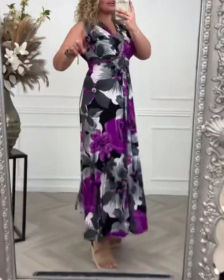 SASHA - ELEGANT FLORAL DRESS