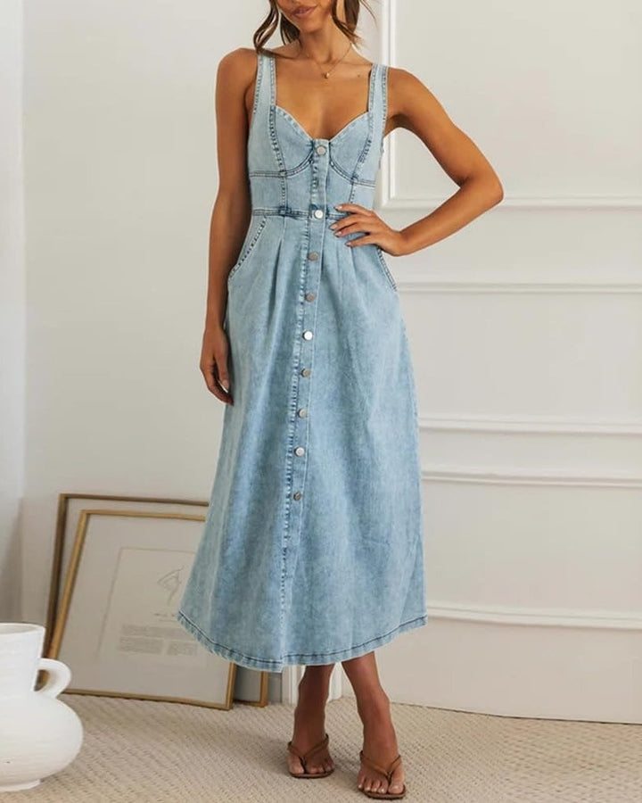 JAYLIN - Classic Denim Dress