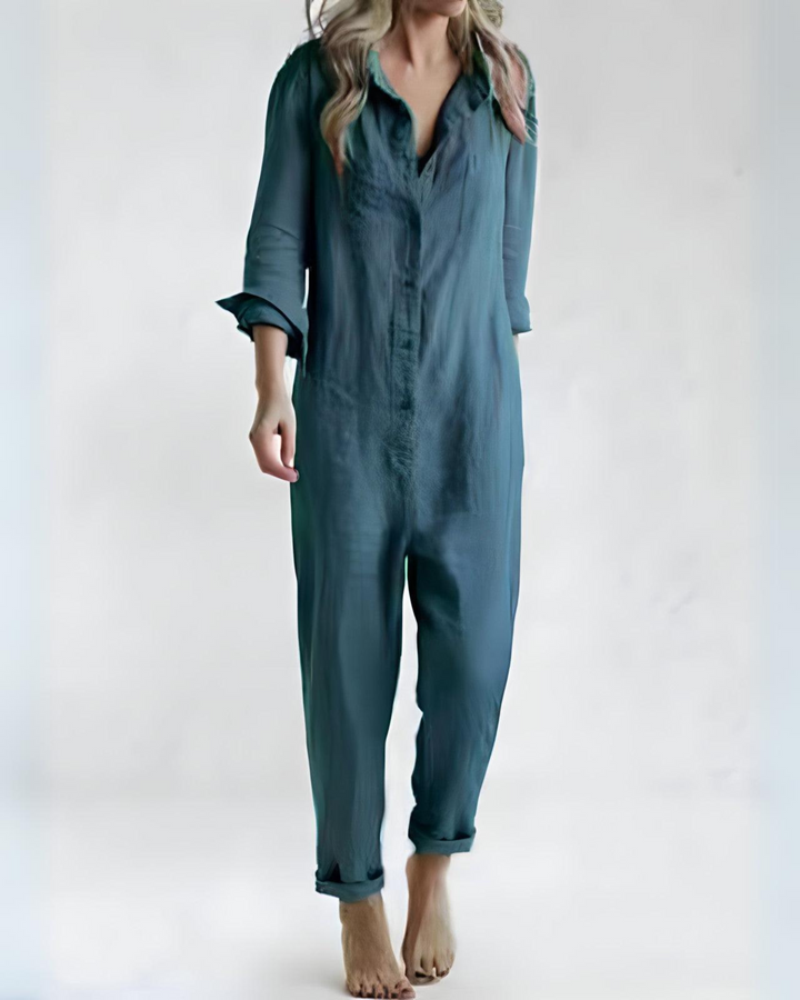 JOYA - COMFY LONG-SLEEVED JUMPSUIT