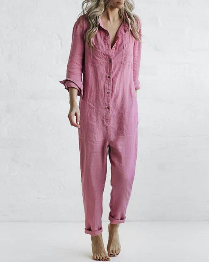 JOYA - COMFY LONG-SLEEVED JUMPSUIT