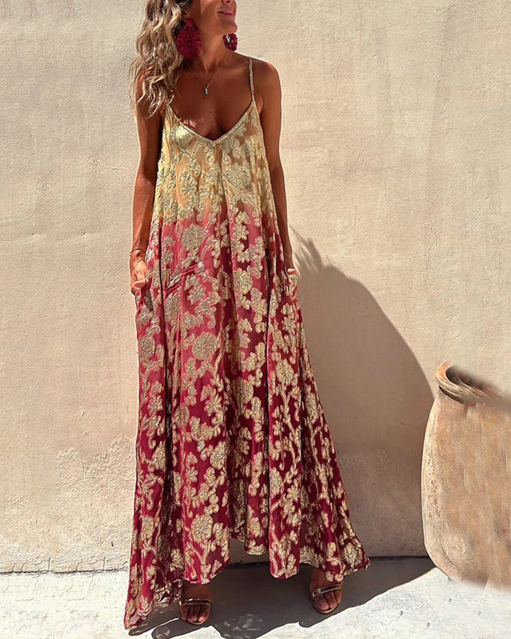 EREDES - BOHO PRINTED DRESS